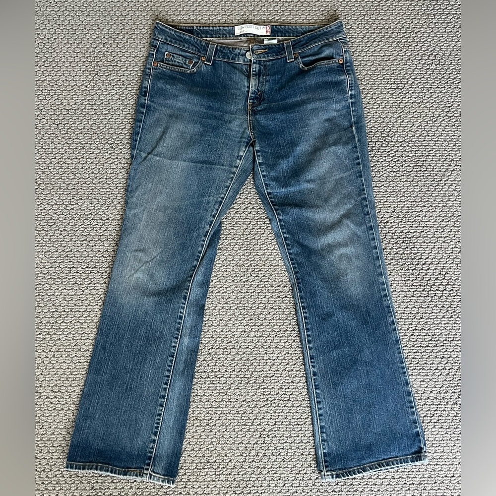 Levi's Low Boot Cut Denim Jeans, Men’s 12 - Picture 1 of 5